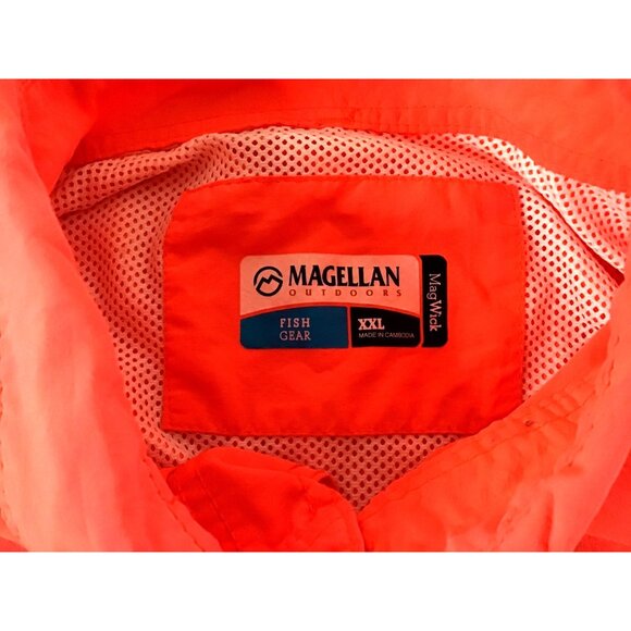 MAGELLAN-OUTDOORS FISHING GEAR BUTTON-DOWN LONG SLEEVE SHIRT SIZE XX-LARGE - Picture 3 of 7